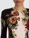 DELORA MIDI DRESS-FLORAL RADIANCE-ALICE + OLIVIA