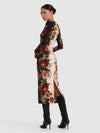 DELORA MIDI DRESS-FLORAL RADIANCE-ALICE + OLIVIA