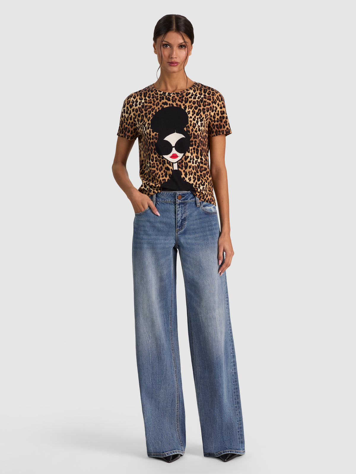 RYLYN STACEFACE TOP-ALICE + OLIVIA