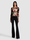 FREYA BUTTON DOWN TOP-ALICE + OLIVIA