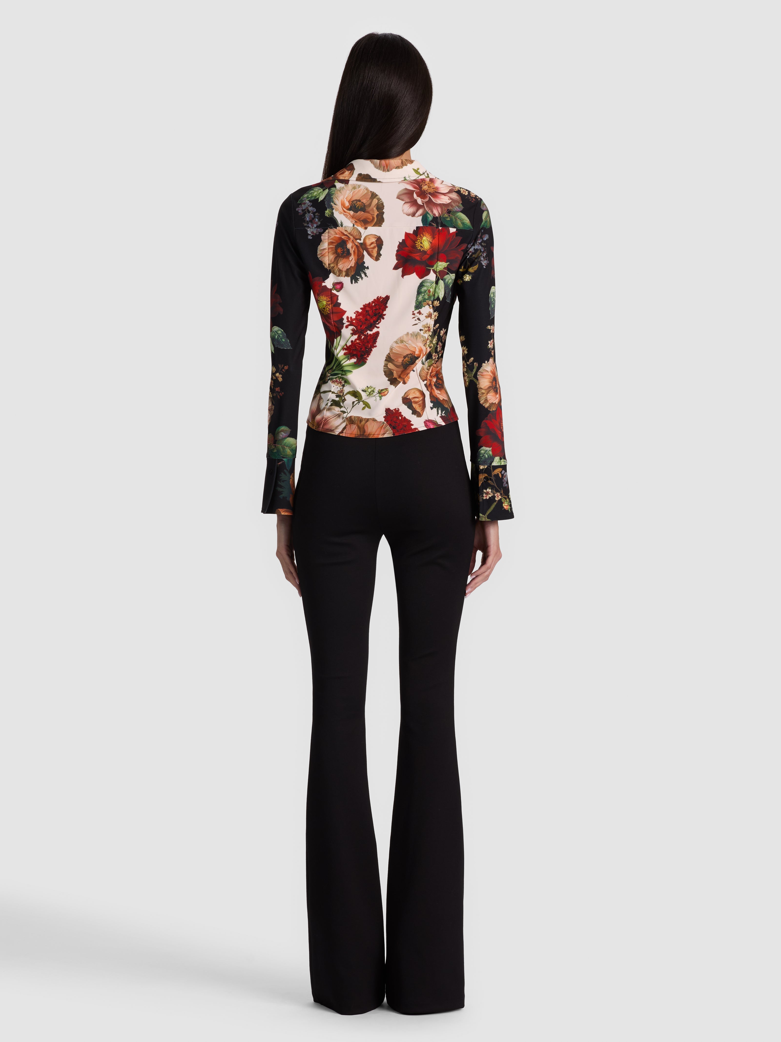 FREYA BUTTON DOWN TOP-ALICE + OLIVIA