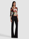 FREYA BUTTON DOWN TOP-ALICE + OLIVIA