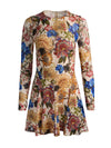 DELORA LS FLARE MINI DRESS-ALICE + OLIVIA