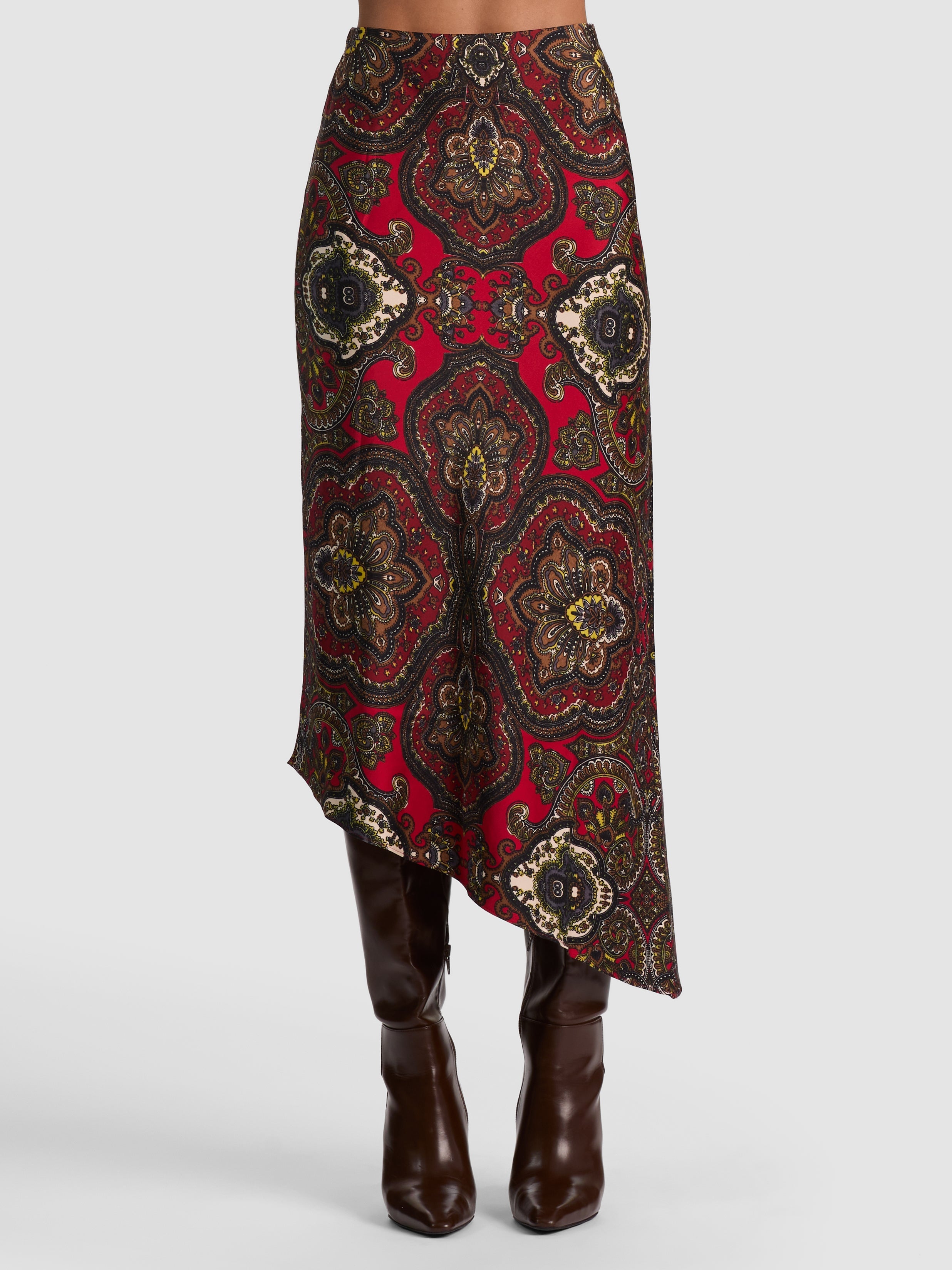 MAEVE ASYMMETRICAL SLIP SKIRT-ALICE + OLIVIA