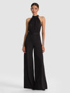 THELMA WIDE LEG JUMPSUIT W TIE BELT-ALICE + OLIVIA