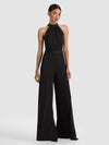 THELMA WIDE LEG JUMPSUIT W TIE BELT-ALICE + OLIVIA