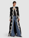THOMASINA LACE TRIM MAXI JACKET-ALICE + OLIVIA