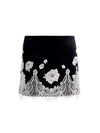 RUBI LACE TRIM LR MICRO SKIRT-ALICE + OLIVIA