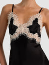 JULIETTA HI SLIT LACE TRIM MAXI SLIP DRESS-ALICE + OLIVIA