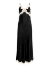 JULIETTA HI SLIT LACE TRIM MAXI SLIP DRESS-ALICE + OLIVIA