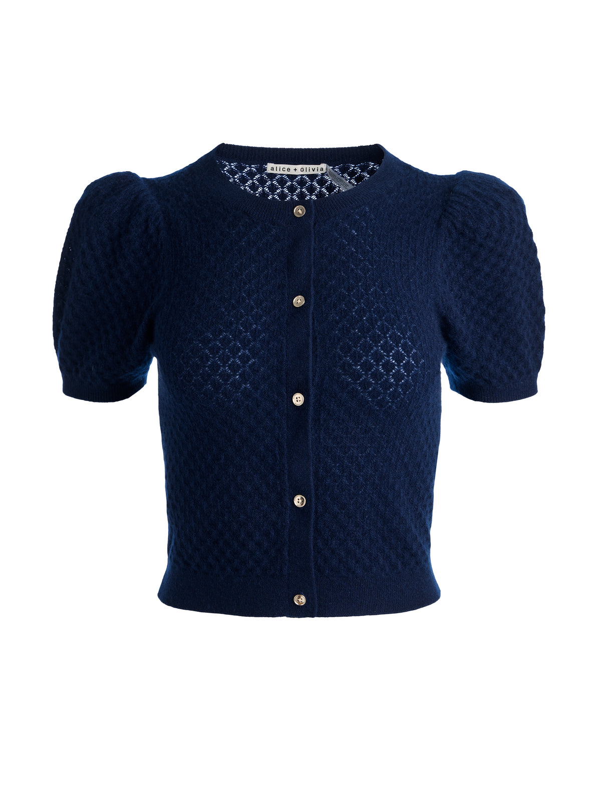 SABINE PUFF SLEEVE CARDI - MIDNIGHT BLUE