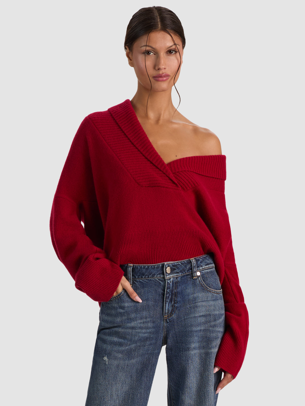 BRENDA CASHMERE TUNIC-ALICE + OLIVIA