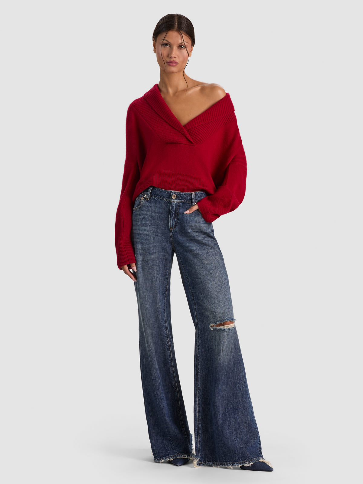BRENDA CASHMERE TUNIC-ALICE + OLIVIA