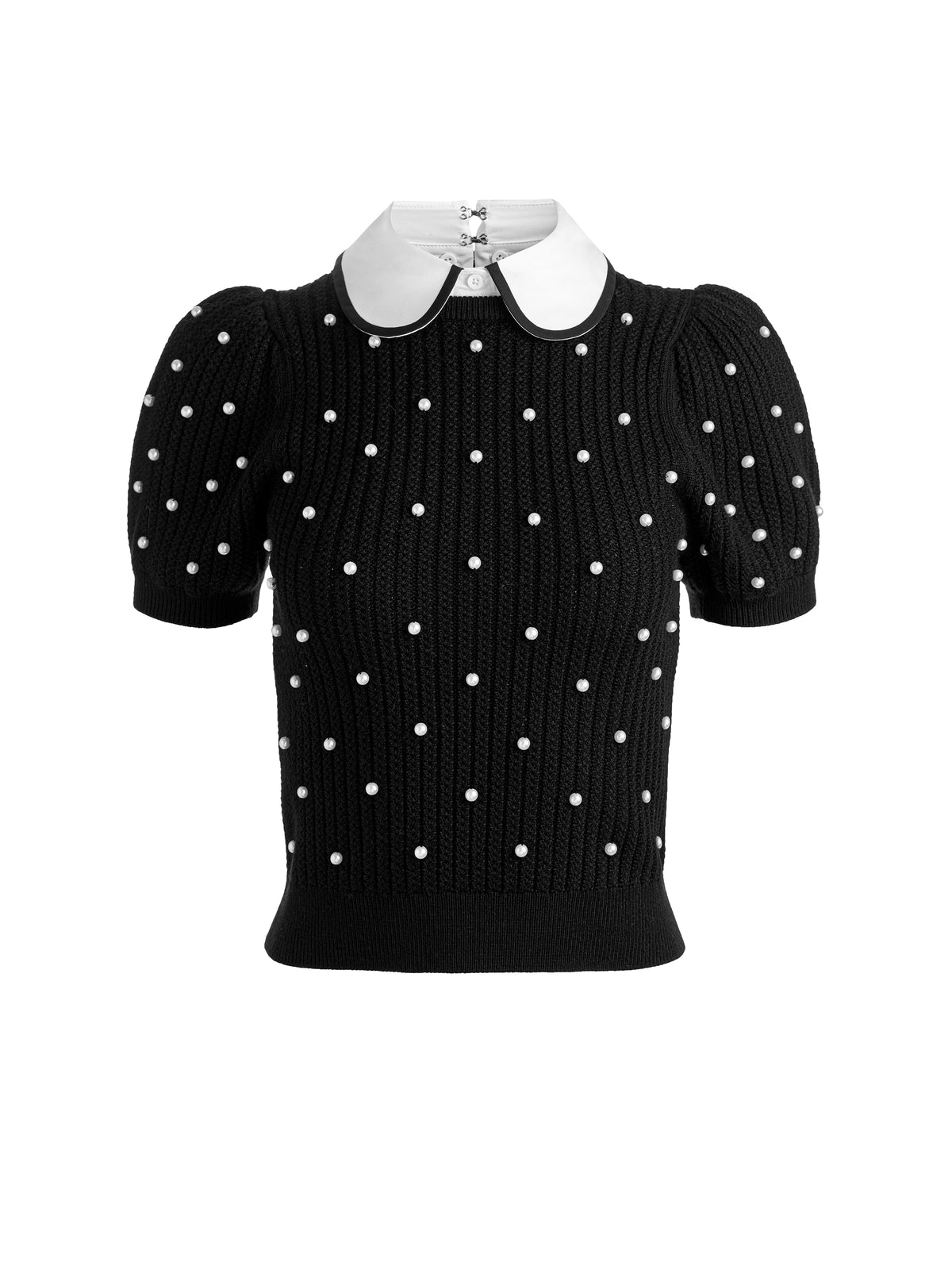 CHASE PUFF SLEEVE SWEATER-ALICE + OLIVIA
