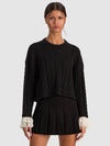 SHERLENE RUFFLE PULLOVER-ALICE + OLIVIA