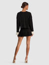 SHERLENE RUFFLE PULLOVER-ALICE + OLIVIA