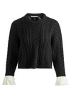 SHERLENE RUFFLE PULLOVER-ALICE + OLIVIA