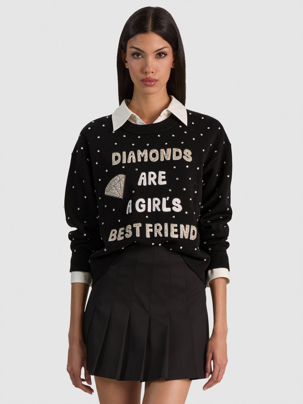 PERRY EMBELLISHED PULLOVER-ALICE + OLIVIA