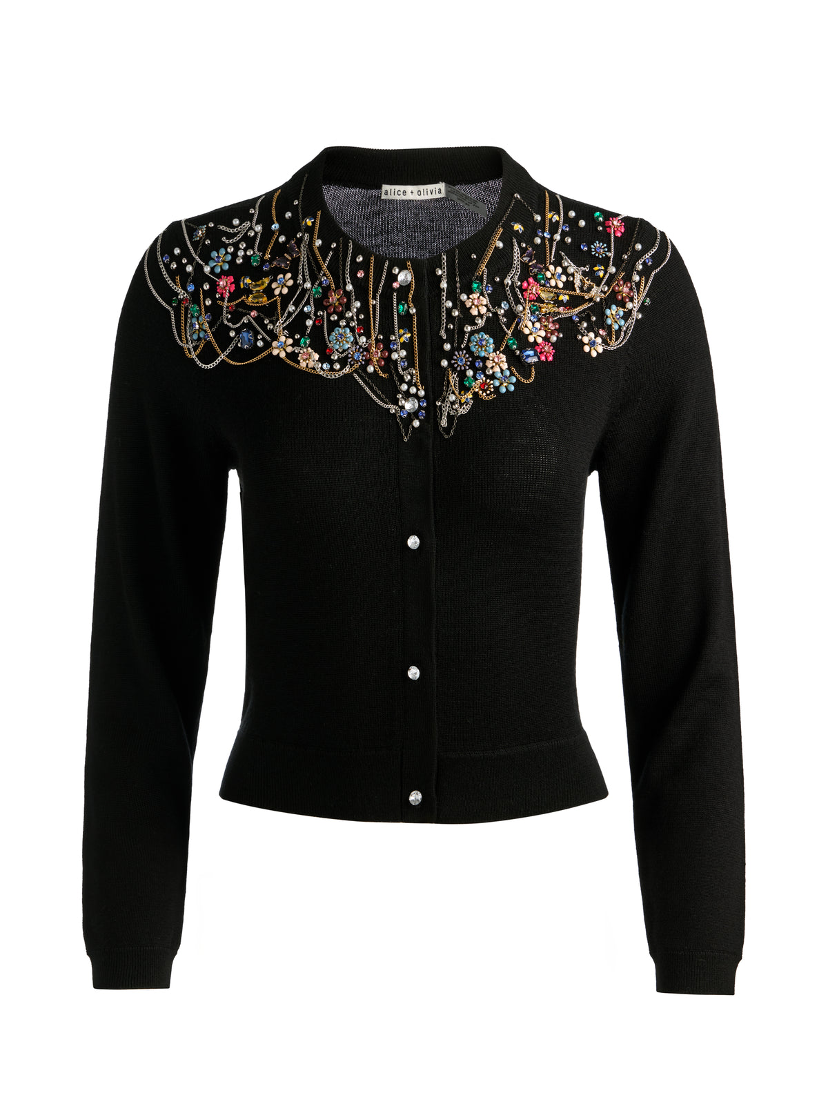 DOLLIE EMBELLISHED CARDIGAN-ALICE + OLIVIA