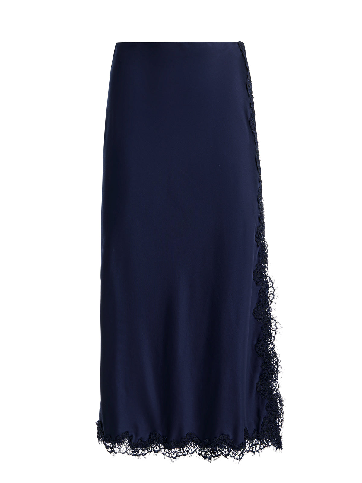 MAEVE MIDI SLIP SKIRT W LACE TRIM-ALICE + OLIVIA