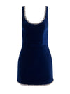 CHARLOTTE SCOOP NK FITTED MINI DRESS-ALICE + OLIVIA