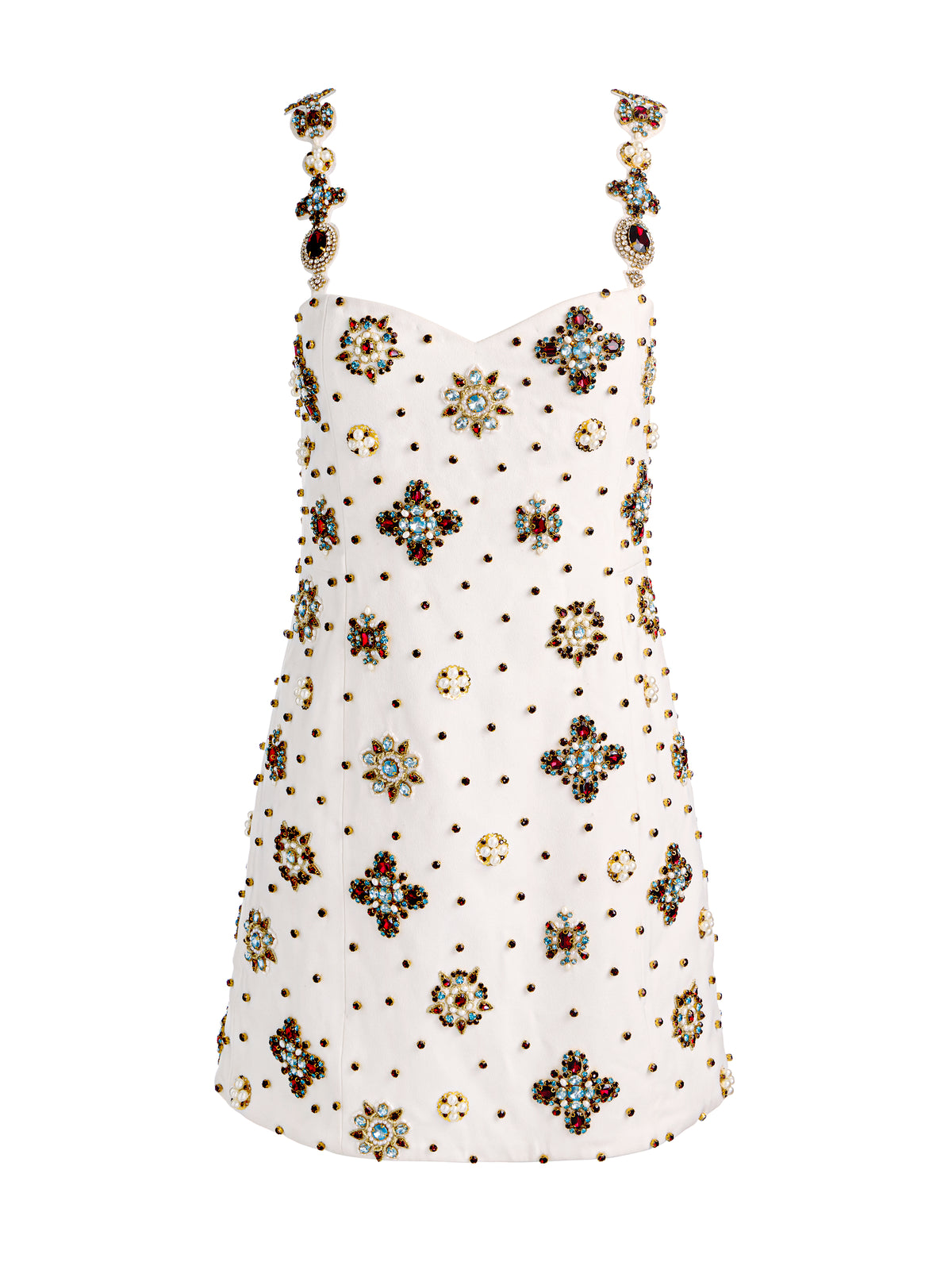 EMILIENNE EMBELLISED MINI DRESS-ALICE + OLIVIA