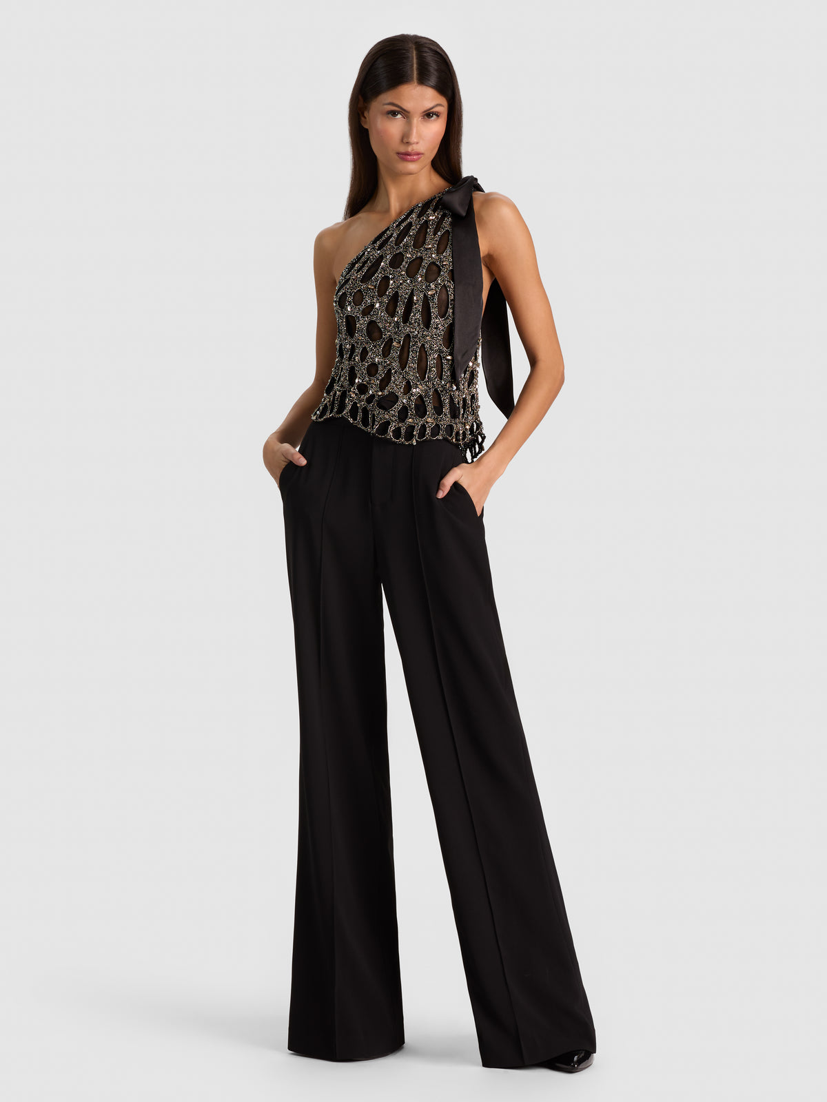 YESENIA EMBELLISHED TOP-ALICE + OLIVIA