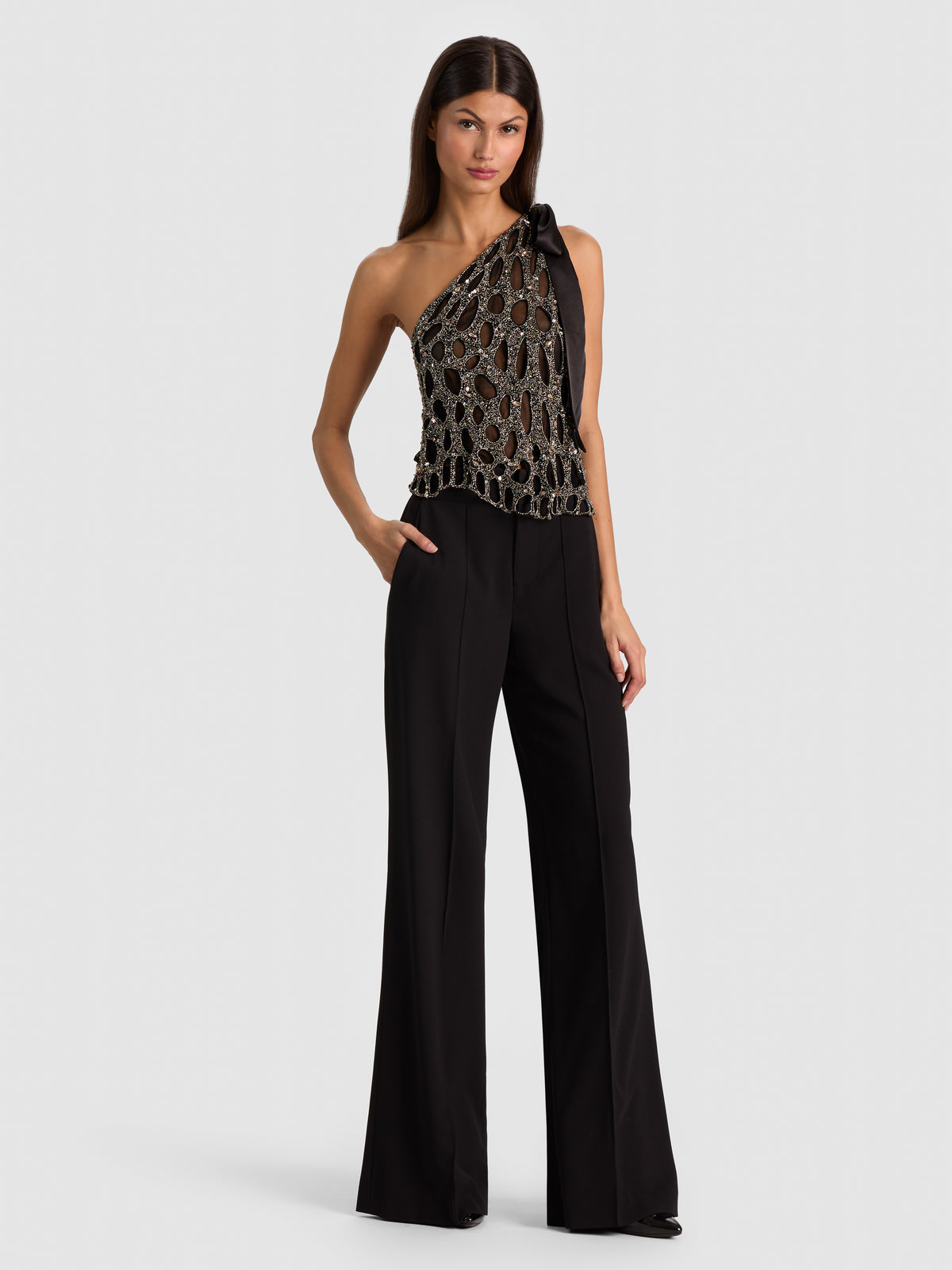 YESENIA EMBELLISHED TOP-ALICE + OLIVIA