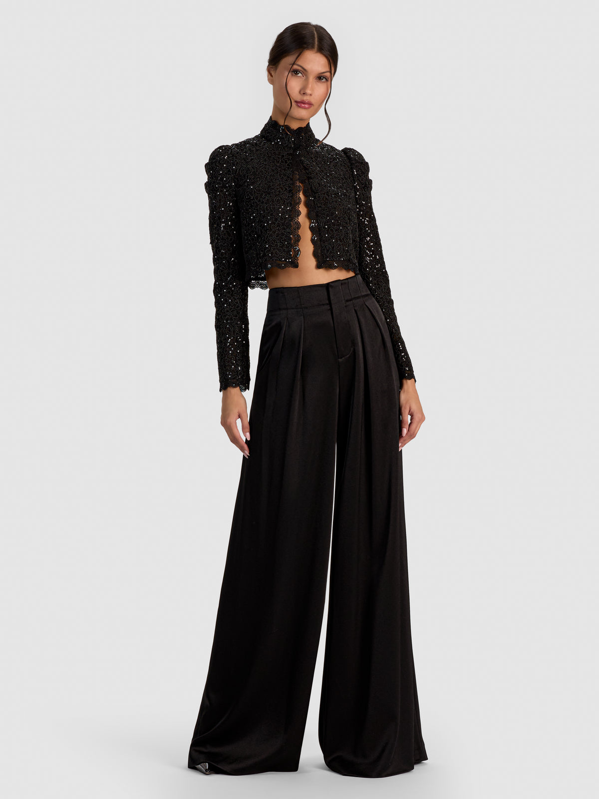 THOMASINA EMBELLISHED LACE JACKET-ALICE + OLIVIA