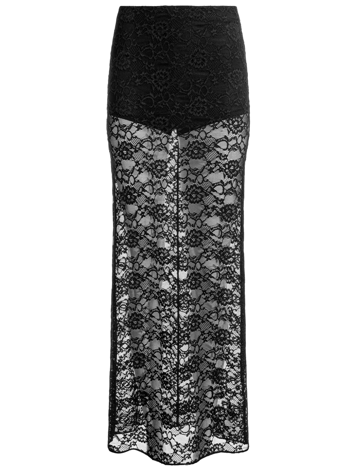 MAEVE LR LACE MAXI SLIP SKIRT W HOT PANT LINING-ALICE + OLIVIA