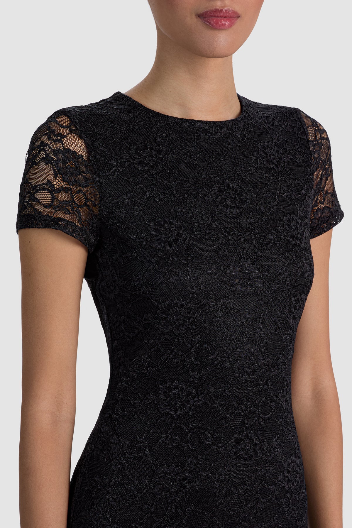 DELORA LACE MINI DRESS-ALICE + OLIVIA
