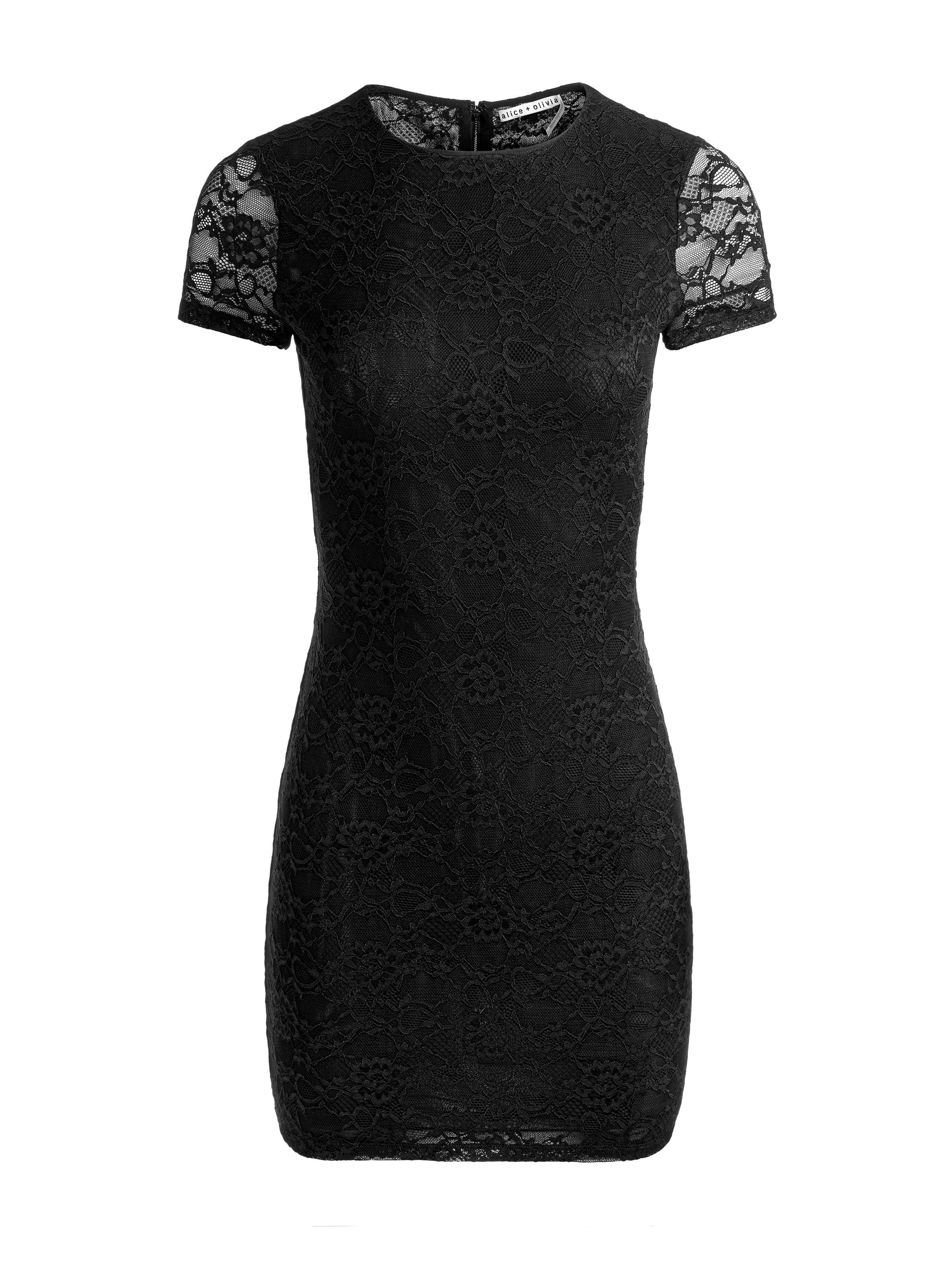 DELORA LACE MINI DRESS-ALICE + OLIVIA