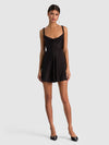 MONIQUE TWIST STRAP COWL NK MINI DRESS-ALICE + OLIVIA