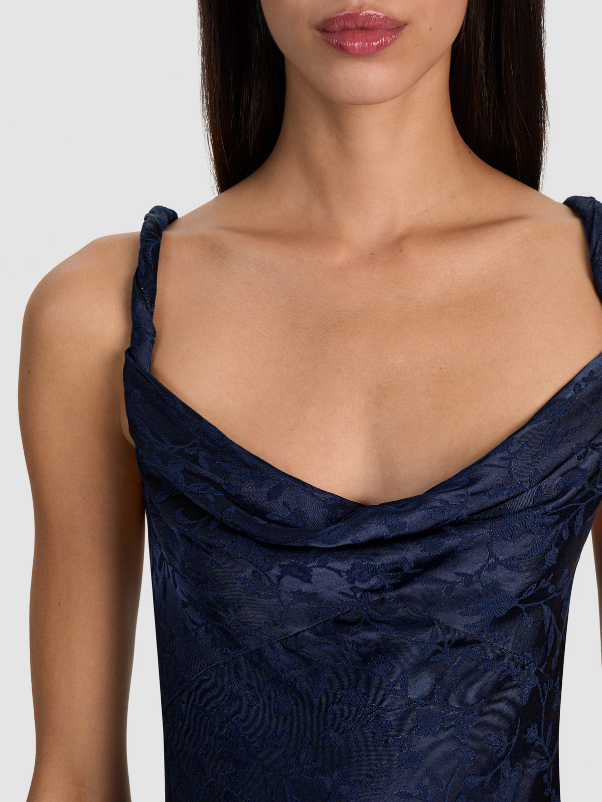 MONIQUE TWIST STRAP MIDI DRESS-ALICE + OLIVIA