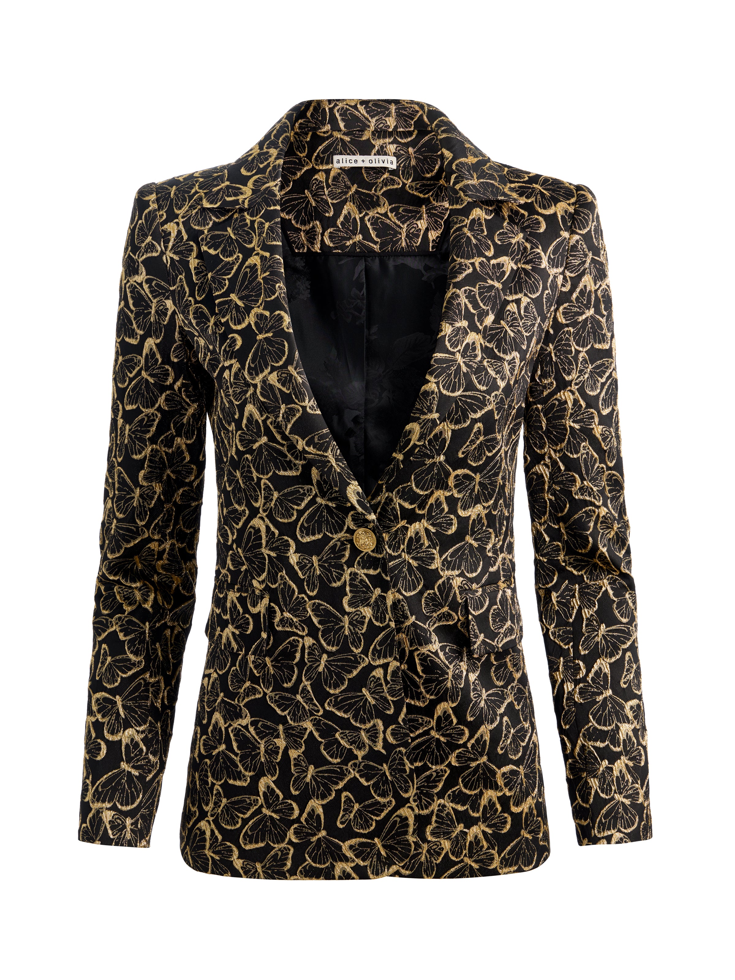 MACEY FITTED BLAZER-ALICE + OLIVIA