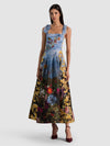 HANA TIE STRAP MIDI DRESS-ALICE + OLIVIA