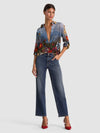WILLA PLACKET TOP-ALICE + OLIVIA