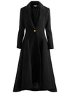 CHESHIRE SINGLE BREASTED COAT-ALICE + OLIVIA