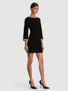MAILYNN EMBELL TRIM BELL SLV MINI DRESS-ALICE + OLIVIA