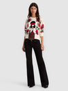 GLEESON STACEFACE PULLOVER-ALICE + OLIVIA