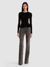 KISHA RIBBED PULLOVER-ALICE + OLIVIA