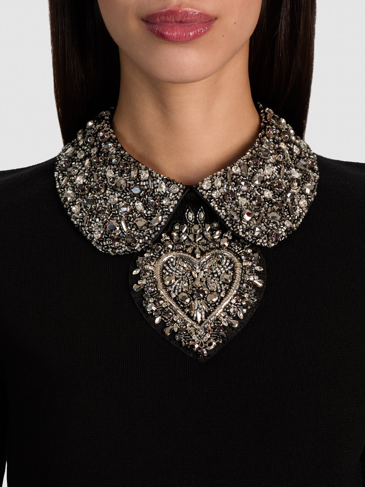 PORLA EMB COLLARED SWEATER-ALICE + OLIVIA