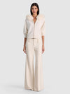NADYA FAUX FUR TRIM CARDIGAN-ALICE + OLIVIA