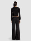 DOLLIE EMBELLISHED HOODIE-ALICE + OLIVIA