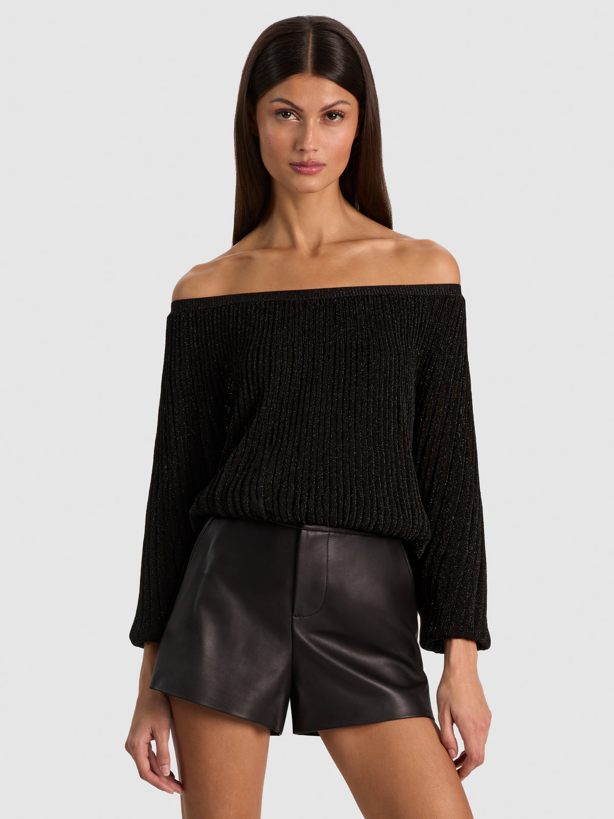 CYRIL PLEATED PULLOVER-ALICE + OLIVIA