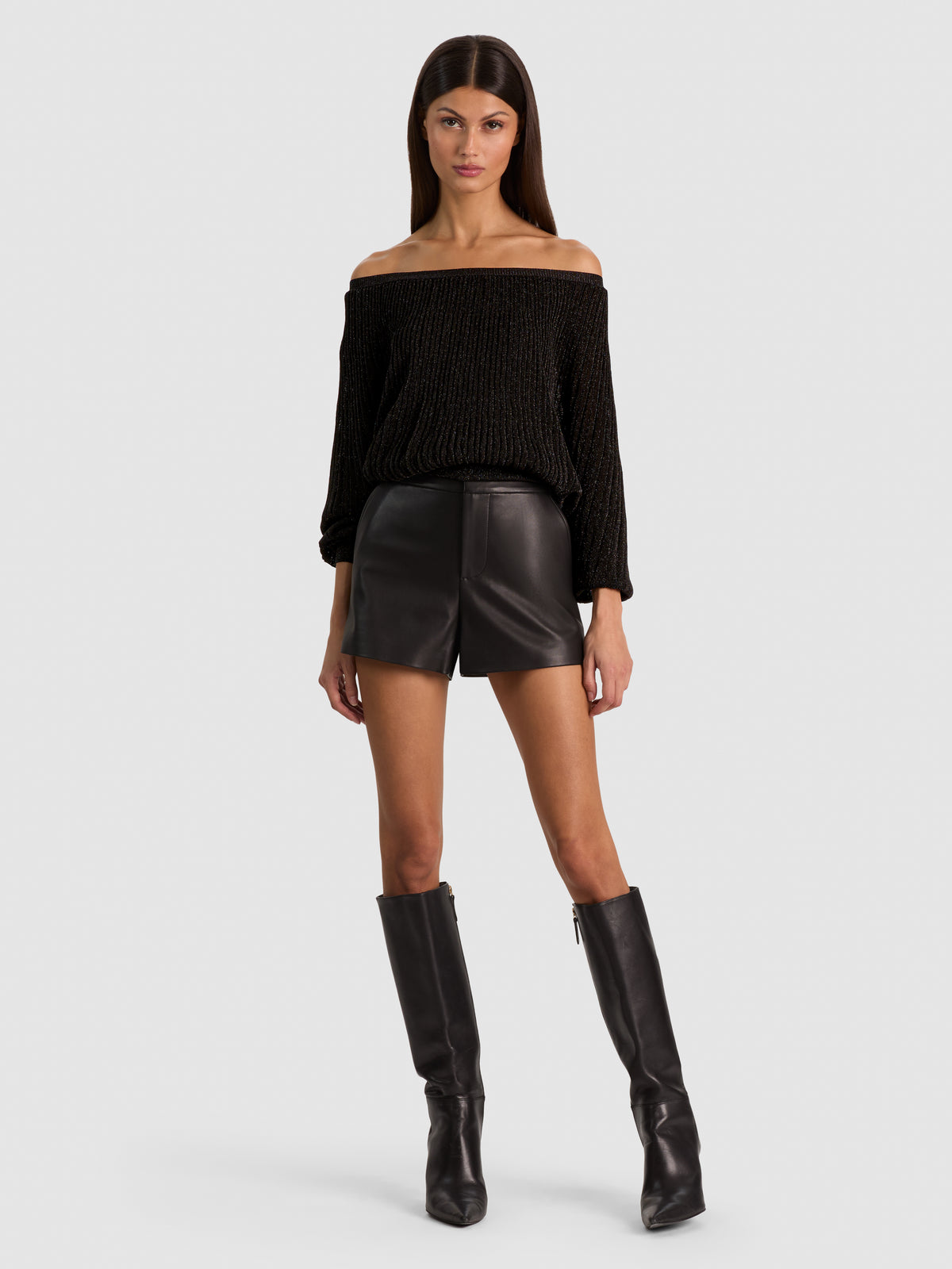 CYRIL PLEATED PULLOVER-ALICE + OLIVIA