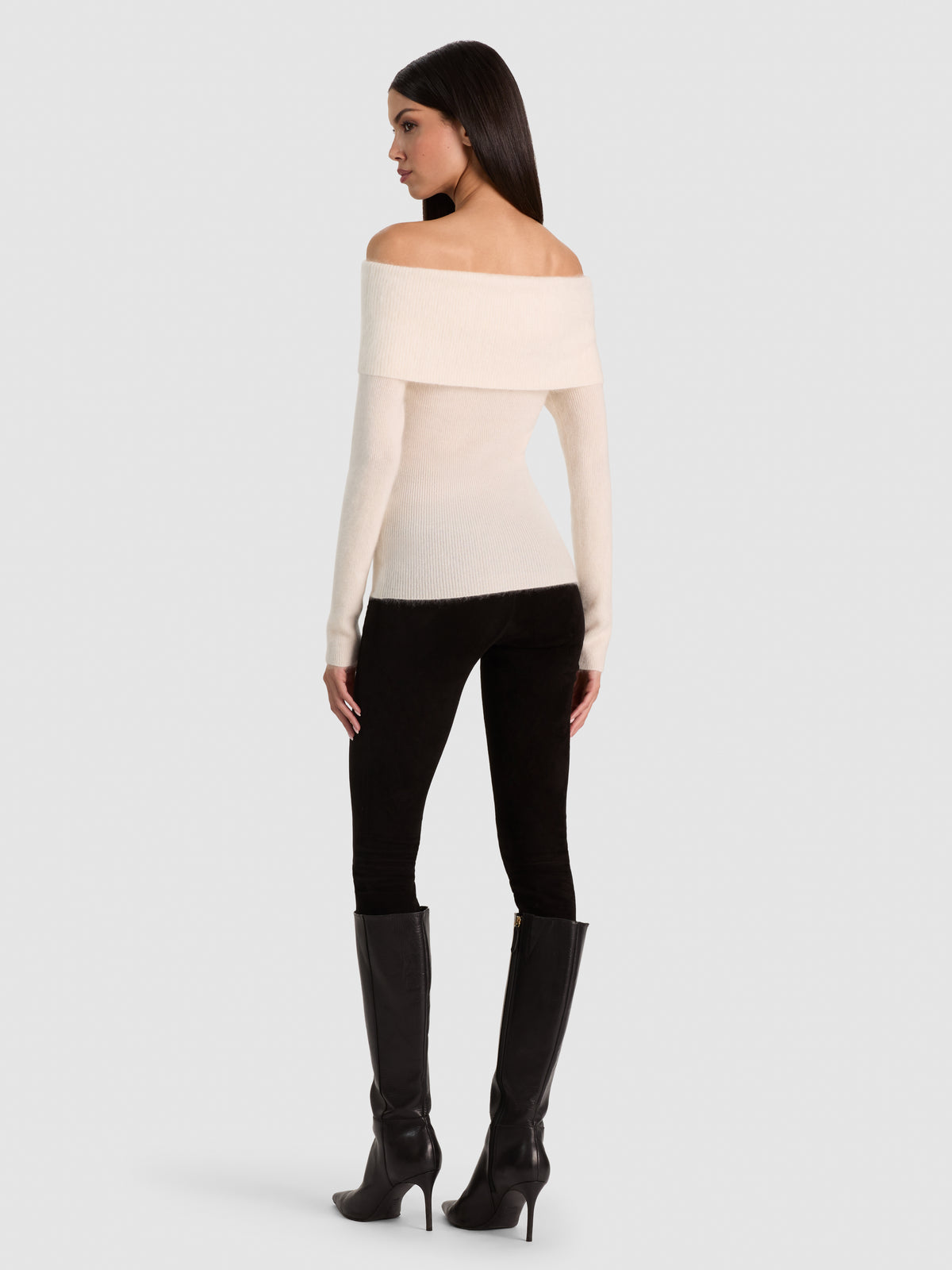 DOLAN FOLDOVER PULLOVER-ALICE + OLIVIA