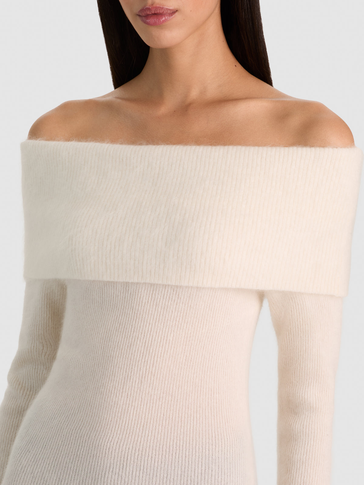 DOLAN FOLDOVER PULLOVER-ALICE + OLIVIA
