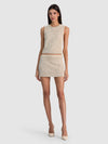 RUBI EMBELL LR MICRO SKIRT-ALICE + OLIVIA