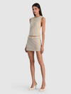 RUBI EMBELL LR MICRO SKIRT-ALICE + OLIVIA